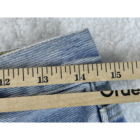 AGOLDE Shorts Womens Sz 26 Parker Cutoff Distressed Designer Denim Daisy Duke - Picture 9 of 13